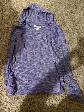 Vintage America Lavender Space-Dye Hoodie